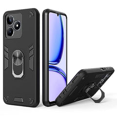 Realme C53 Cover | Realme Narzo N53 Back Cover | Premium Realme C53 Back Cover | Slim Fit, Shockproof Protection | 360 Degree Full Protection with Ring Holder Kickstand