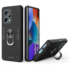 Redmi Note 12 Pro Plus 5G Back Cover | Premium Protection for Redmi Note 12 Pro Plus 5+G Back Cover | Sleek Design Redmi Note 12 Pro Plus Back Cover | 360 Degree Full Protection with Ring Holder Kickstand