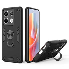 Redmi Note 13 Pro 5G Back Cover | Poco X6 5G Back Cover | Redmi Note 13 Pro Cover, Protection for Redmi Note 13 Pro Back Cover and Poco X6 Back Cover  360 Degree Full Protection with Ring Holder Kickstand