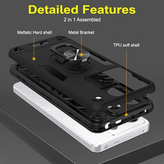 Redmi Note 13 Pro 5G Back Cover | Poco X6 5G Back Cover | Redmi Note 13 Pro Cover, Protection for Redmi Note 13 Pro Back Cover and Poco X6 Back Cover  360 Degree Full Protection with Ring Holder Kickstand