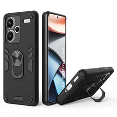 Redmi Note 13 Pro Plus Back Cover | Durable Redmi Note 13 Pro Plus Cover | Protective Redmi Note 13 Pro Plus 5G Back Cover | 360 Degree Full Protection with Ring Holder Kickstand