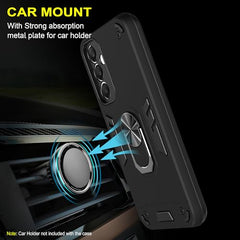 Samsung A25 5G Back Cover | Premium Samsung Galaxy A25 5G Back Cover | Durable A25 5G Samsung Cover | 360 Degree Full Protection with Ring Holder Kickstand