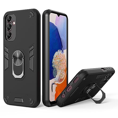Samsung A14 5G Back Cover, Durable Samsung Galaxy A14 5G Back Cover, Slim and Protective A14 5G Samsung Back Cover Case 360 Degree Full Protection with Ring Holder Kickstand