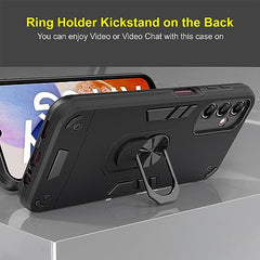 Samsung A14 5G Back Cover, Durable Samsung Galaxy A14 5G Back Cover, Slim and Protective A14 5G Samsung Back Cover Case 360 Degree Full Protection with Ring Holder Kickstand