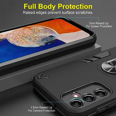Samsung A14 5G Back Cover, Durable Samsung Galaxy A14 5G Back Cover, Slim and Protective A14 5G Samsung Back Cover Case 360 Degree Full Protection with Ring Holder Kickstand