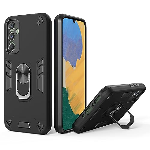 Samsung M34 5G Back Cover and Samsung F34 5G Back Cover Samsung M34 5+G Back Cover 360 Degree Full Protection with Ring Holder Kickstand