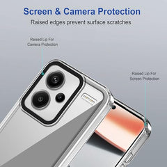 Redmi Note 13 Pro Plus Back Cover | Durable Redmi Note 13 Pro Plus Cover | Protective Redmi Note 13 Pro Plus 5G Back Cover | Transperent Back cover