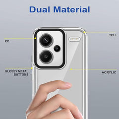 Redmi Note 13 Pro Plus Back Cover | Durable Redmi Note 13 Pro Plus Cover | Protective Redmi Note 13 Pro Plus 5G Back Cover | Transperent Back cover