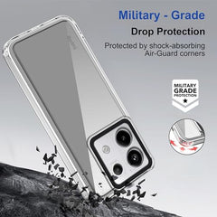 Redmi Note 13 Pro 5G Back Cover | Poco X6 5G Back Cover | Redmi Note 13 Pro Cover, Protection for Redmi Note 13 Pro Back Cover and Poco X6 Back Cover  Transperent Back cover