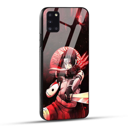Samsung Galaxy A31 Back Cover Itachii Printed Glass Case
