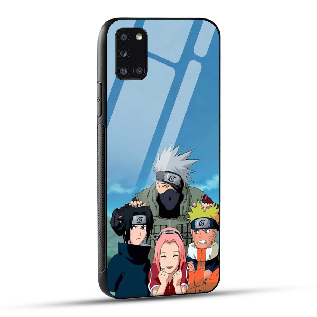 Samsung Galaxy A31 Back Cover Kakashi Printed Glass Case