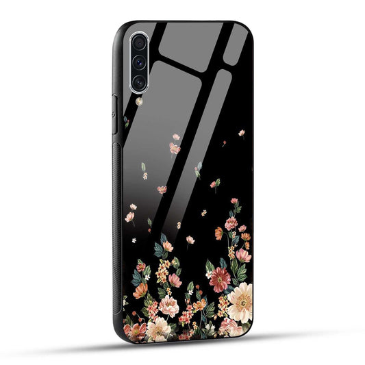 Samsung Galaxy A70 / Samsung Galaxy A70s Back Cover Flowers Girly Printed Glass Case