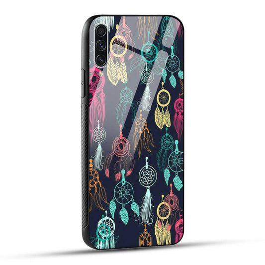 Samsung Galaxy A70 / Samsung Galaxy A70s Back Cover Dreamcatcher Printed Glass Case