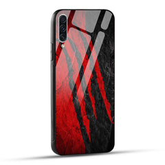 Samsung Galaxy A70 / Samsung Galaxy A70s Back Cover Red Printed Glass Case