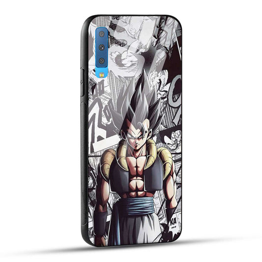 Samsung Galaxy A7 2018 Back Cover Looking Angry Printed Glass Case