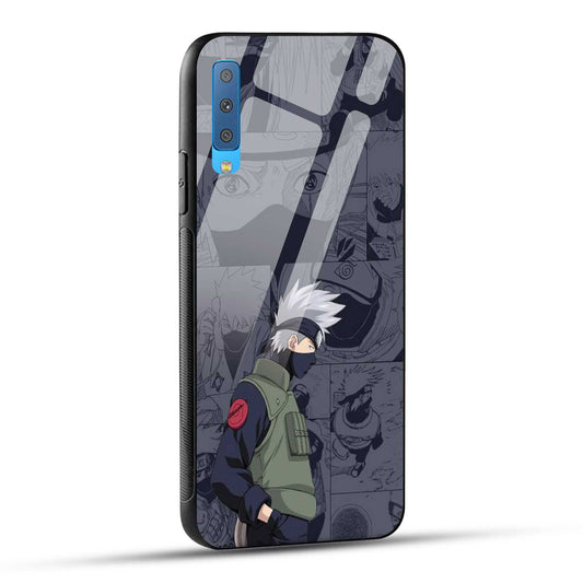 Samsung Galaxy A7 2018 Back Cover Kakashii Printed Glass Case