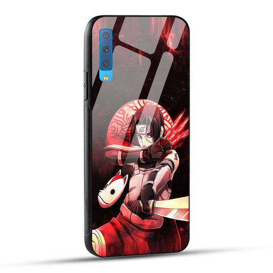 Samsung Galaxy A7 2018 Back Cover Itachii Printed Glass Case
