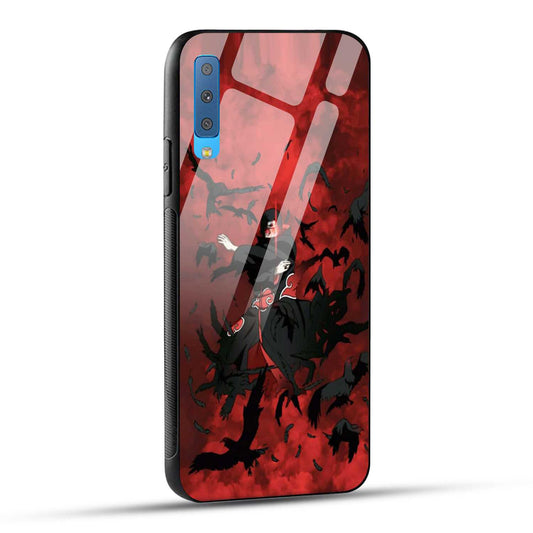 Samsung Galaxy A7 2018 Back Cover Akatsukii Printed Glass Case