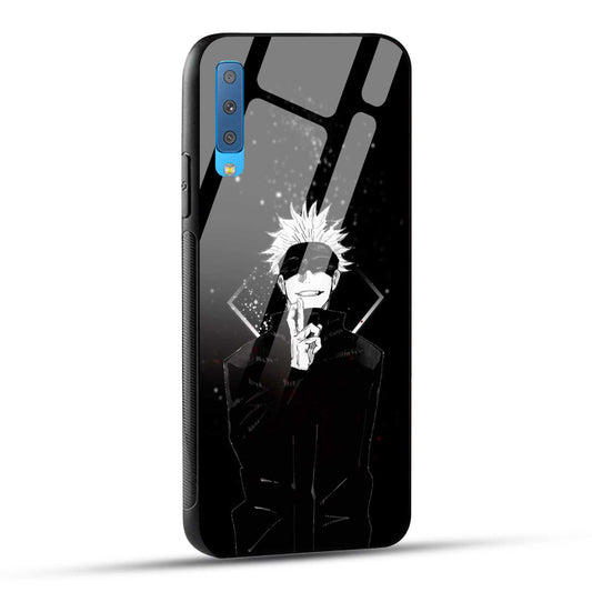 Samsung Galaxy A7 2018 Back Cover Anime Printed Glass Case