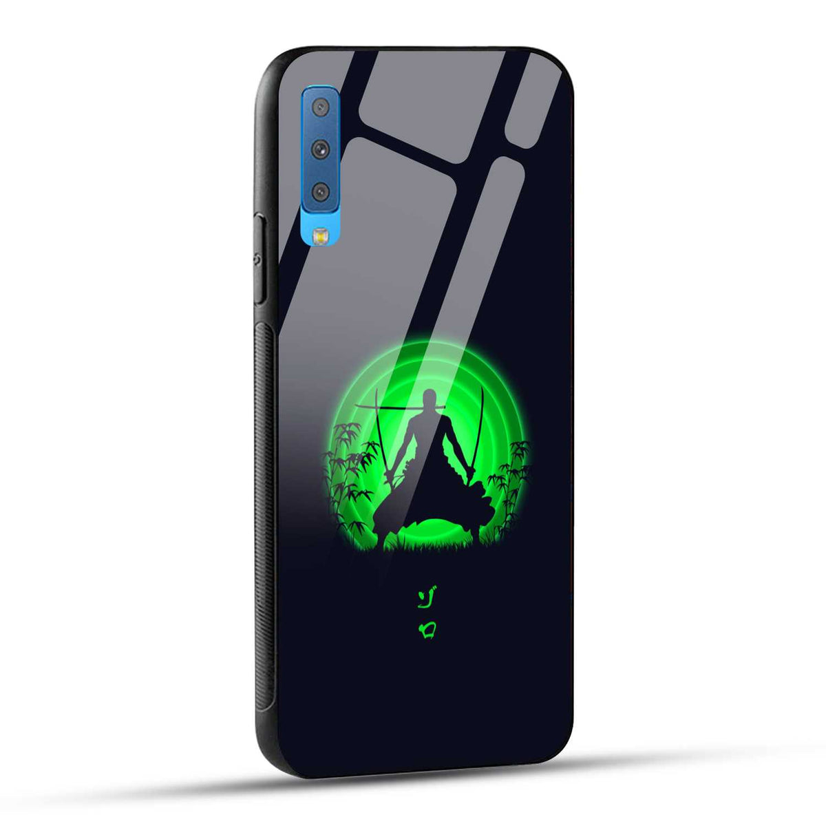 Samsung Galaxy A7 2018 Back Cover Zoro Printed Glass Case