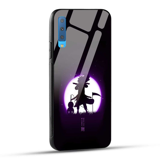 Samsung Galaxy A7 2018 Back Cover Madara Uchiha Printed Glass Case