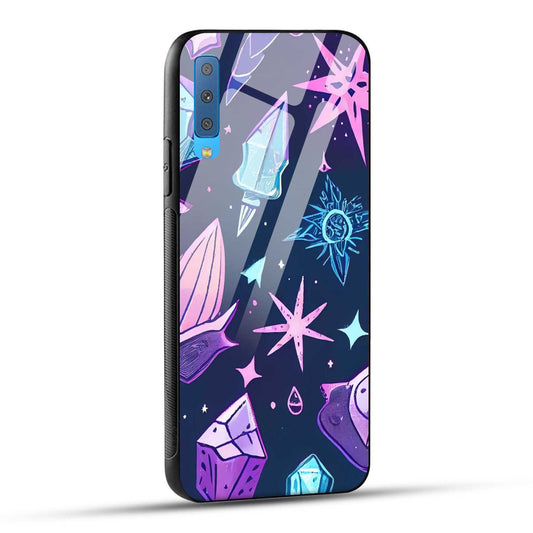Samsung Galaxy A7 2018 Back Cover Stones Of Ancestors Printed Glass Case