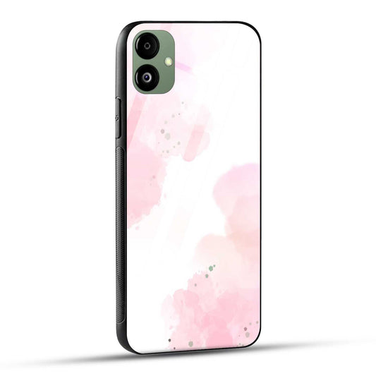 Samsung Galaxy A05 Back Cover Pink Watercolor Printed Glass Case