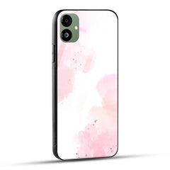 Samsung Galaxy A05 Back Cover Pink Watercolor Printed Glass Case