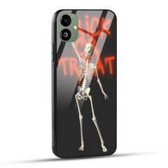 Samsung Galaxy A05 Back Cover Spooky Happy Halloween Printed Glass Case