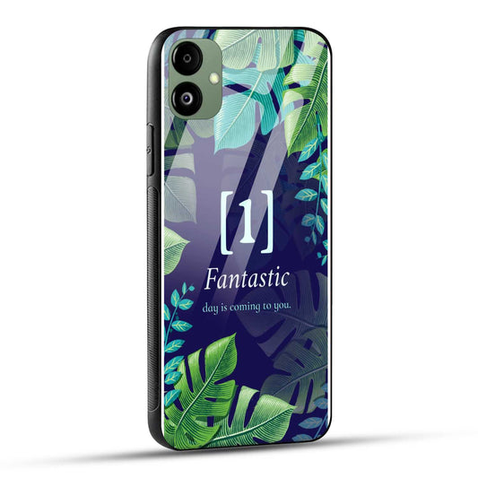 Samsung Galaxy A05 Back Cover Tropical Themed Printed Glass Case