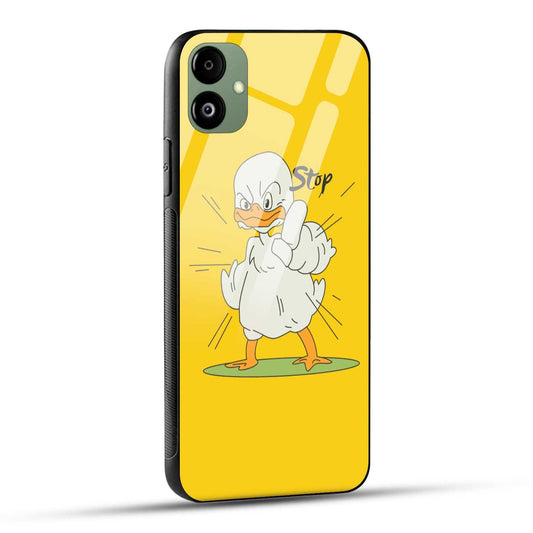 Samsung Galaxy A05 Back Cover Yellow Chick Printed Glass Case