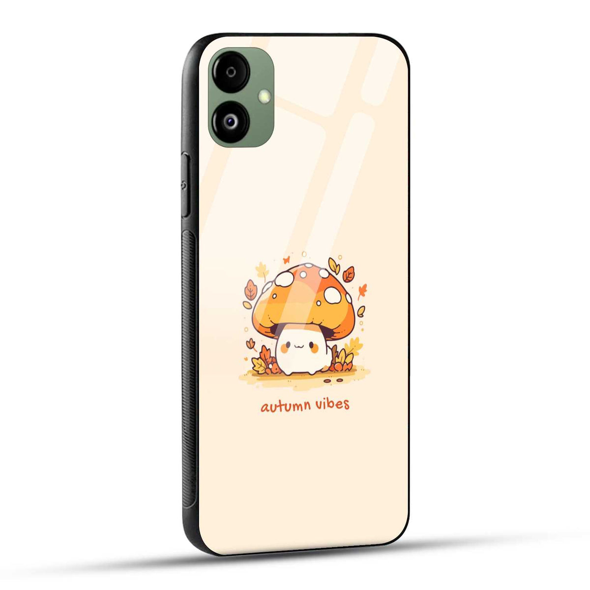 Samsung Galaxy A05 Back Cover Yellow And Orange Illustrative Fall Printed Glass Case