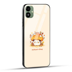 Samsung Galaxy A05 Back Cover Yellow And Orange Illustrative Fall Printed Glass Case