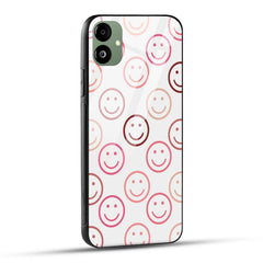 Samsung Galaxy A05 Back Cover Smiley Printed Glass Case