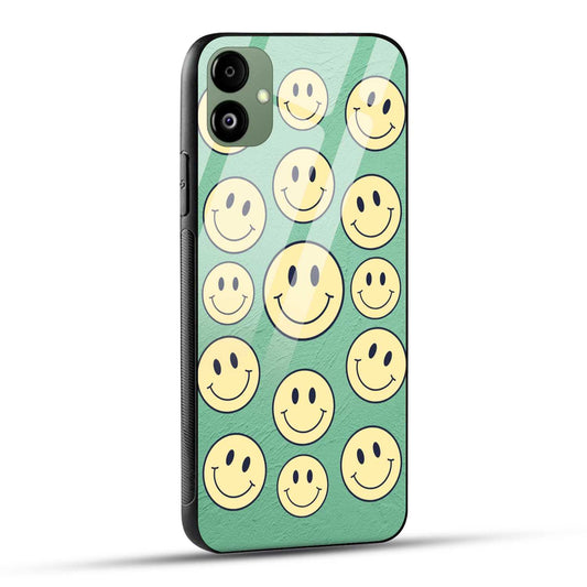 Samsung Galaxy A05 Back Cover Happy Smiely Printed Glass Case