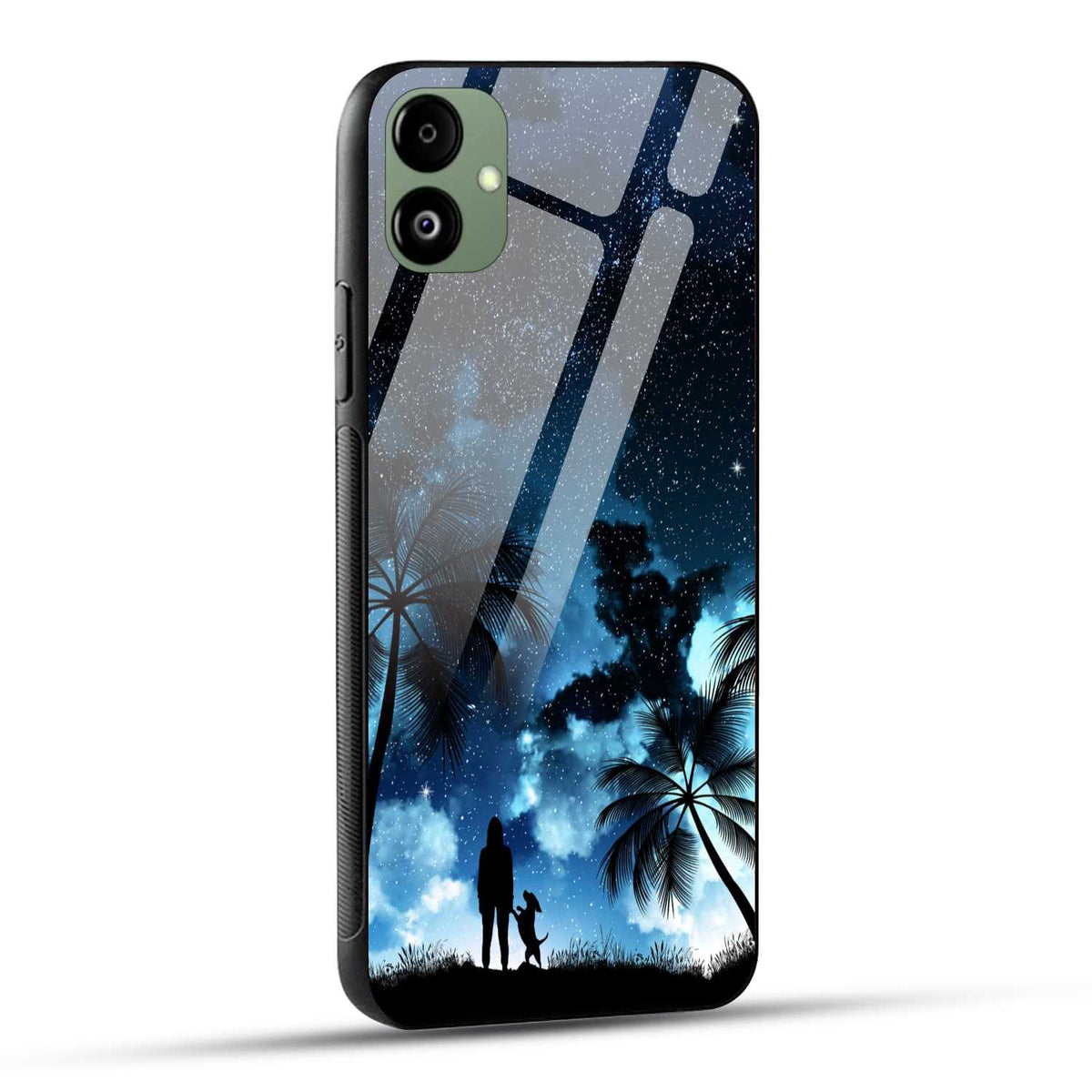 Samsung Galaxy A05 Back Cover Stars Night Printed Glass Case