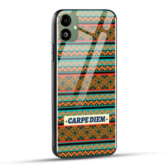 Samsung Galaxy A05 Back Cover Intricate Pattern Printed Glass Case