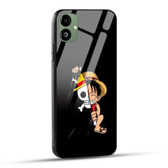 Samsung Galaxy F14 5G Back Cover Luffy Printed Glass Case