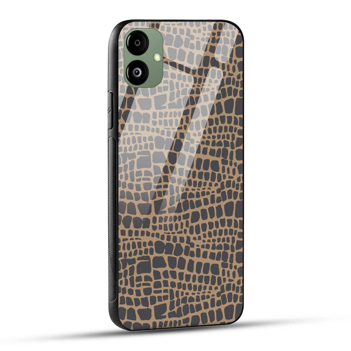 Samsung Galaxy A05 Back Cover Gray Stone Texture  Printed Glass Case