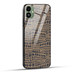 Samsung Galaxy A05 Back Cover Gray Stone Texture  Printed Glass Case