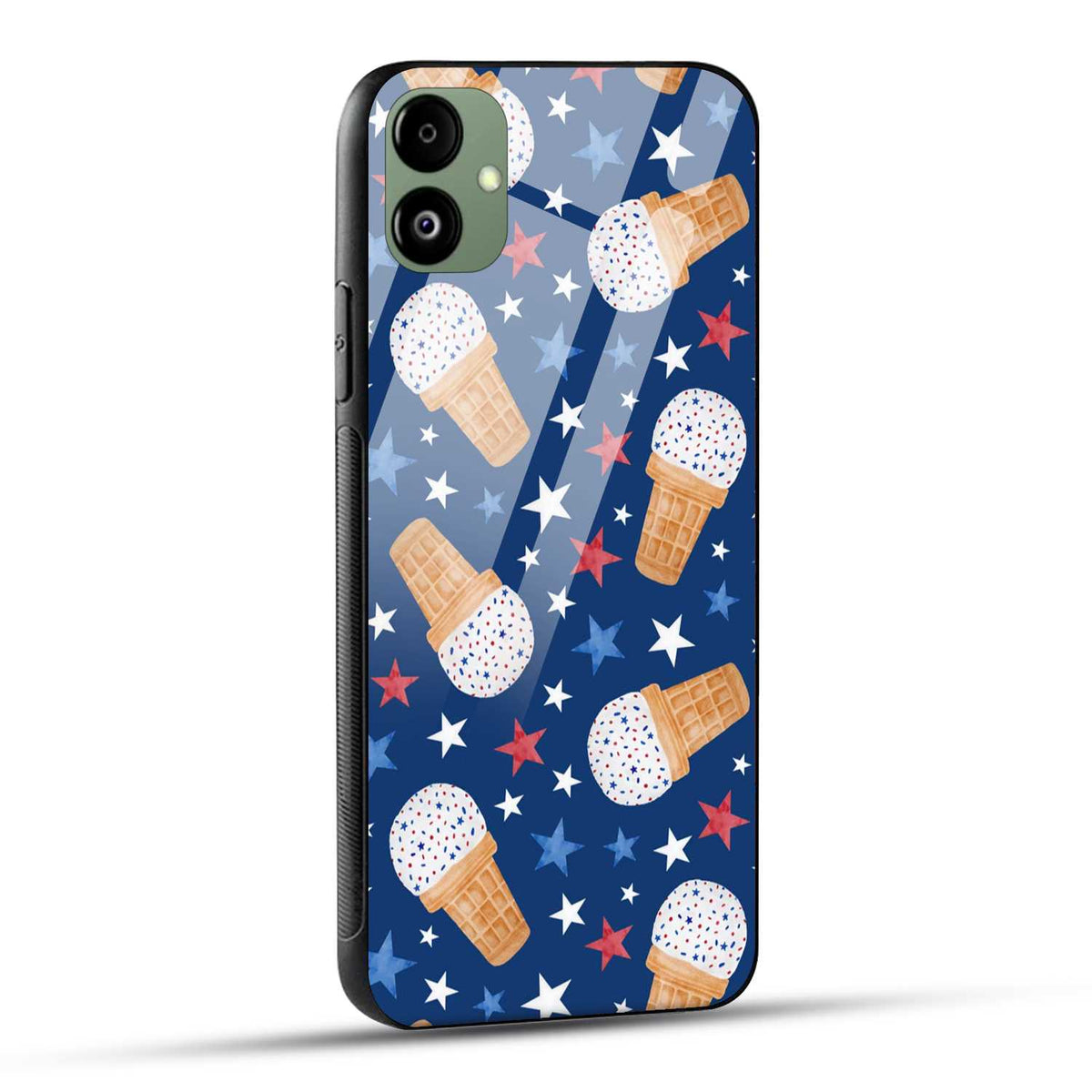 Samsung Galaxy A05 Back Cover Icecream Illustrations Printed Glass Case