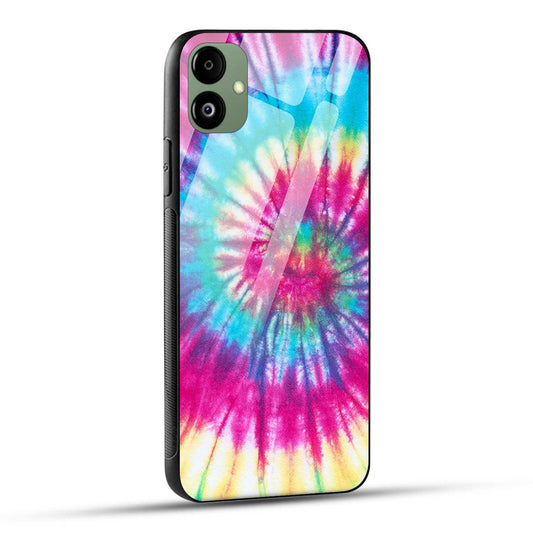 Samsung Galaxy A05 Back Cover Tie-Dye Pink Texture Printed Glass Case