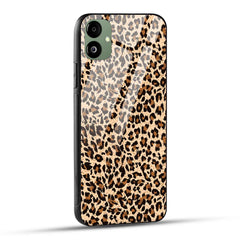 Samsung Galaxy A05 Back Cover Leapord Pattern Texture Printed Glass Case