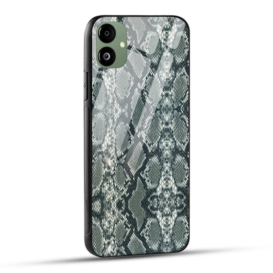 Samsung Galaxy A05 Back Cover Cobra Snake Pattern Printed Glass Case