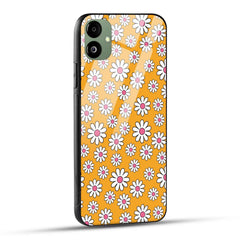 Samsung Galaxy A05 Back Cover Beautiful Flower In White Printed Glass Case