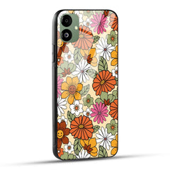 Samsung Galaxy A05 Back Cover Beautiful Floral Background Printed Glass Case