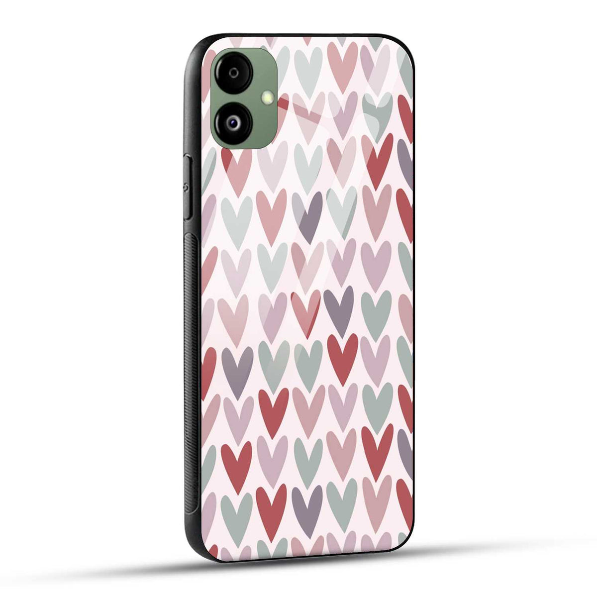 Samsung Galaxy A05 Back Cover Doodle Of Heart Printed Glass Case