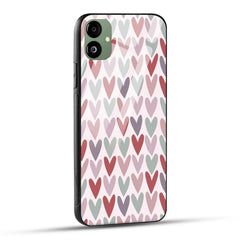 Samsung Galaxy A05 Back Cover Doodle Of Heart Printed Glass Case