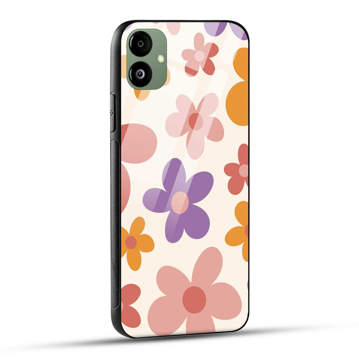 Samsung Galaxy A05 Back Cover Floral Art Of Doodle Printed Glass Case