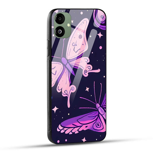 Samsung Galaxy A05 Back Cover Magic Butterflies Art Printed Glass Case